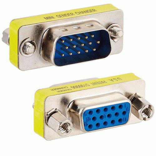 تبدیل 15 پین VGA - یه سر نری یه سر مادگی XVOX
