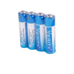 باتری چهارتایی نیم قلمی Verity Super Heavy Duty R03 1.5V شرینک