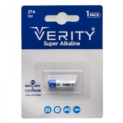 باتری ریموت وریتی (VERITY) مدل Super Alkaline 12V 27A