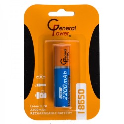 باتری شکاری سر تخت شارژی جنرال پاور (General Power) مدل 18650 2200mAh