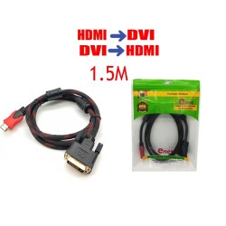 تبدیل کابلی DVI به HDMI ای نت ۱٫۵ متر