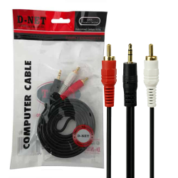 کابل صدا یک به دو دی نت پک مشمایی D-NET 1.5M