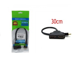 کابل تبدیل 1 به 2 HDMI ضخیم
