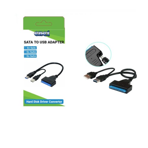 تبدیل SATA TO USB 2.0 ای نت دو کابله EN-Sa2m