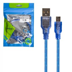 کابل دوربین ذوزنقه 5 پین به USB2.0 نری شیلدار رویال 30cm