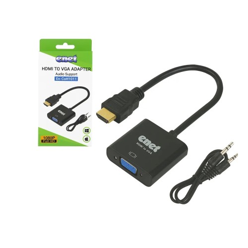 تبدیل با صدا EN-COH1011 HDMI TO VGA ای نت/ENET