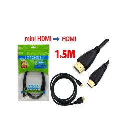 کابل تبدیل miniHdmi به Hdmi (pvc) 1.5M