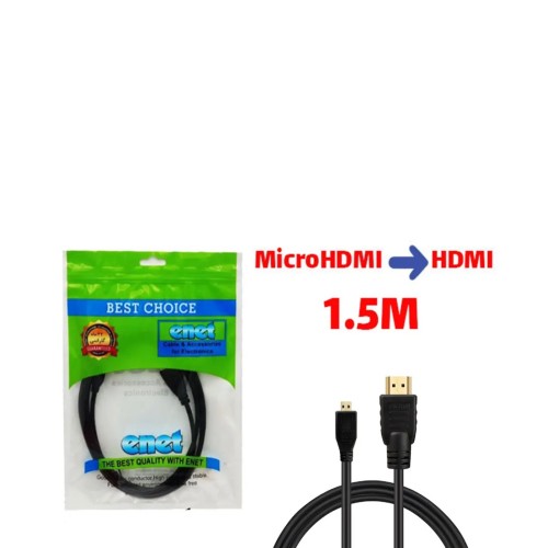 کابل تبدیل۱٫۵متر Hdmi به MicroHdmi ای نت/ENET