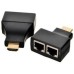 افزایش طول 30 متری HDMI با 2 رشته کابل شبکه