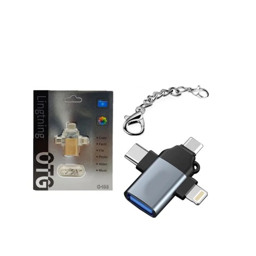 OTG سه کاره USB3.0 چراغ دار G188