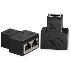تبدیل ۱ به ۲ شبکه RJ45 فلزی