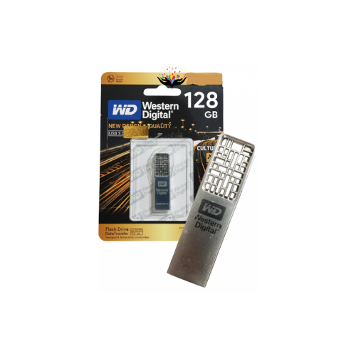 فلش مموری 128 گیگ WESTERN DIGITAL مدل CULTURE SILVER