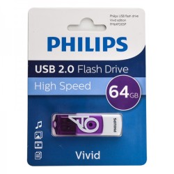 فلش 64 گیگ فیلیپس Philips Vivid FM64FD05P