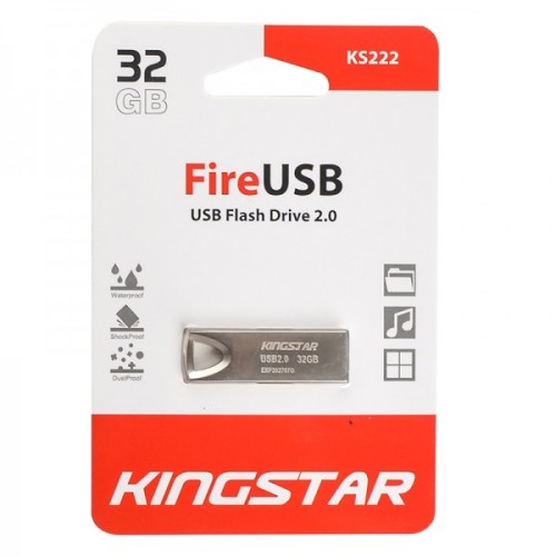 فلش مموری کینگ استار مدل KS222 ظرفیت ۳۲ گیگابایت USB 2.0