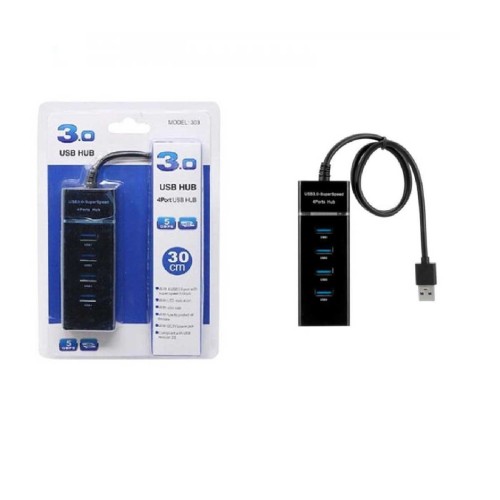 هاب ۴ پورت USB3.0 کابل ۳۰ سانتی