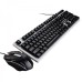 کیبورد و موس گیمینگ سیم دار بک لایت RGB جرتک (JERTECH) مدل KM170