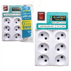 شش راهی برق وان مکس مدل 6700 متراژ 3 متر