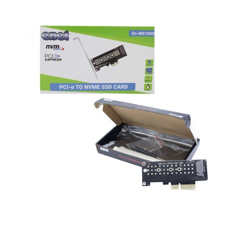 کارت PCI-E 4X به M.2 NVMe MS1800