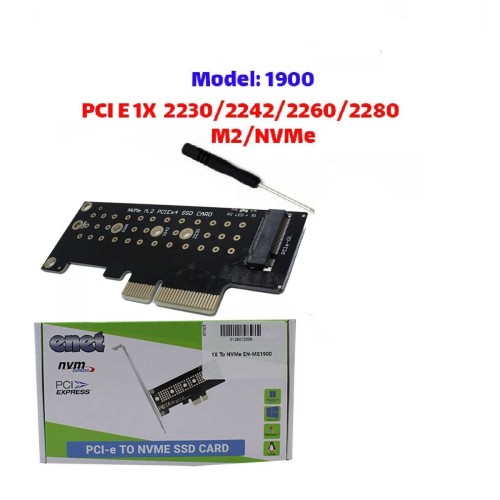 تبدیل PCI-E 1X به M2/NVMe ۱۹۰۰