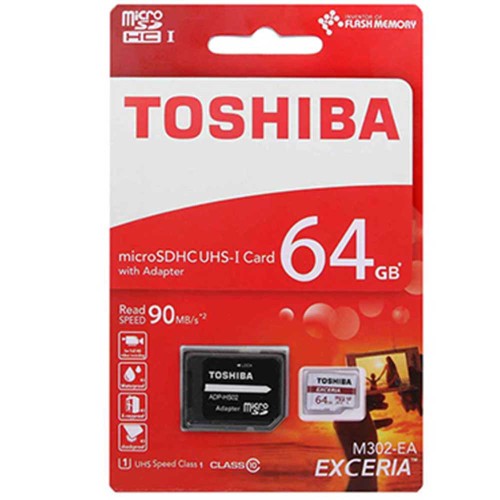 رم میکرو TOSHIBA 90MG U3 C10 64G