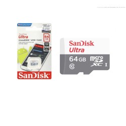 رم میکرو ۶۴ گیگ SanDisk Ultra 100MB/s