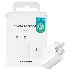 شارژر کلگی سامسونگ PD 3PIN SAMSUNG 25W سفید